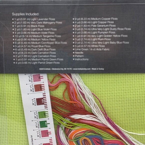 Zweigart Artiste Classy Cat Retro Vibe Counted Cross Stitch Kit 1389014 NIP 2015 - Picture 6 of 6